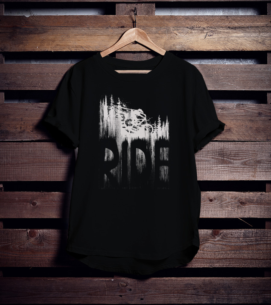 Mountain Bike Drop And Ride Forest Adventure T-Shirt