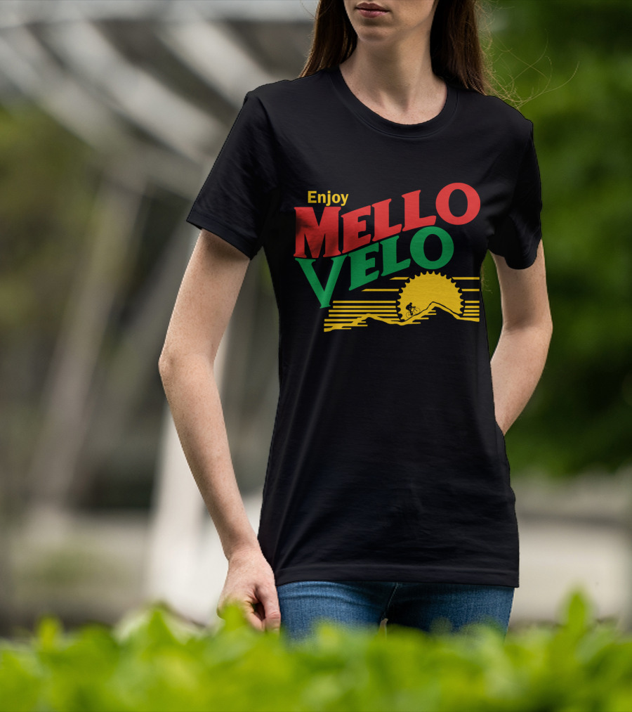 Enjoy Mello Velo Bicycle Adventure T-Shirt