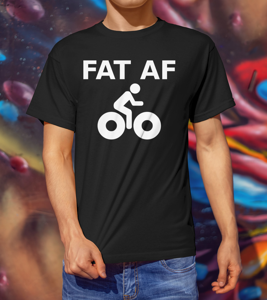 FAT AF Bike Rider T-Shirt
