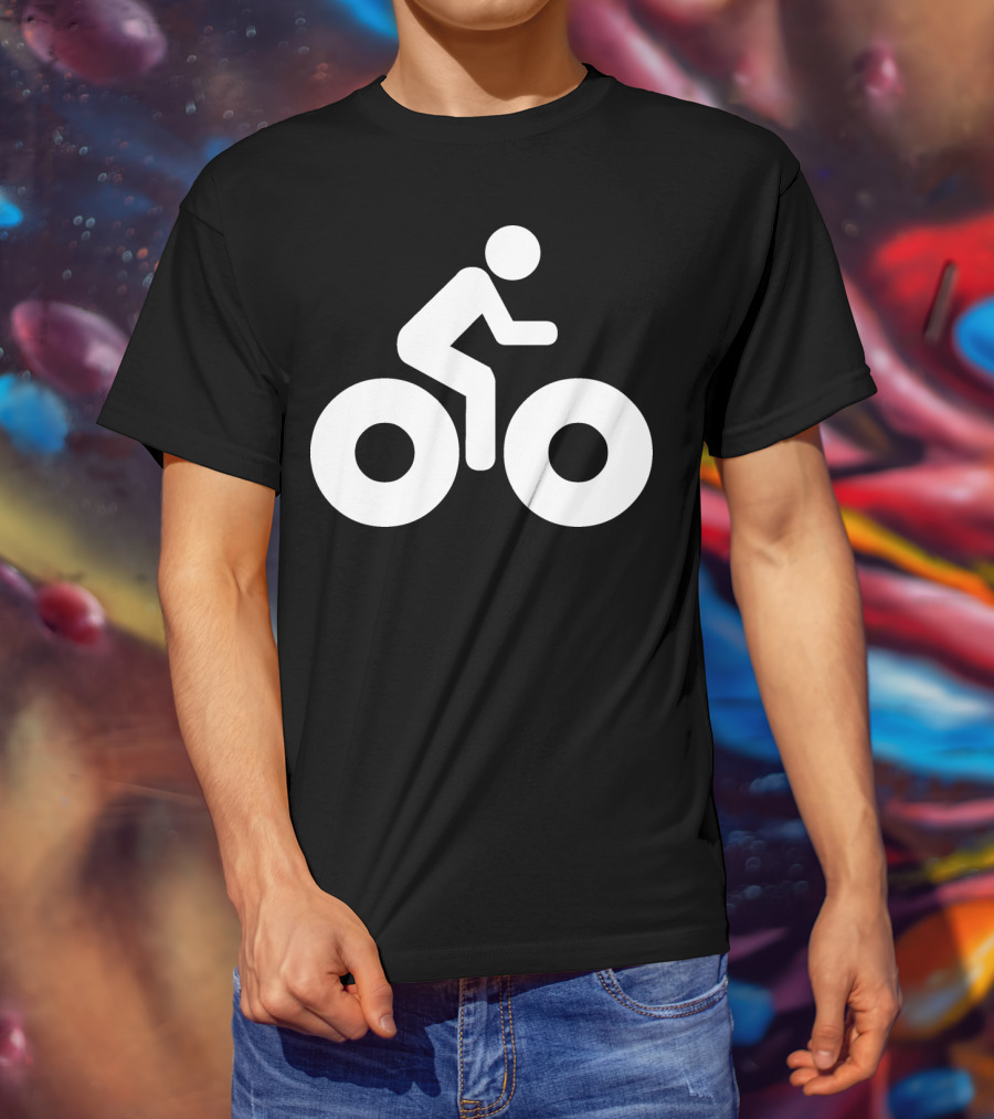 Fat Bike Iconic Cyclist T-Shirt