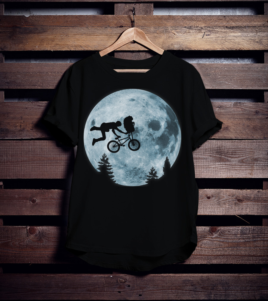 Extreme Terrestrial Moon Biking T-Shirt