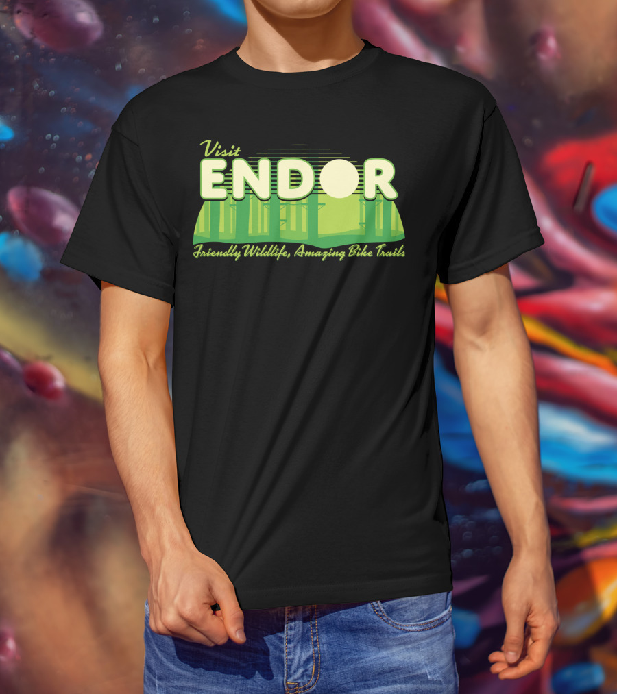 Visit Endor Friendly Wildlife Amazing Bike Trails T-Shirt