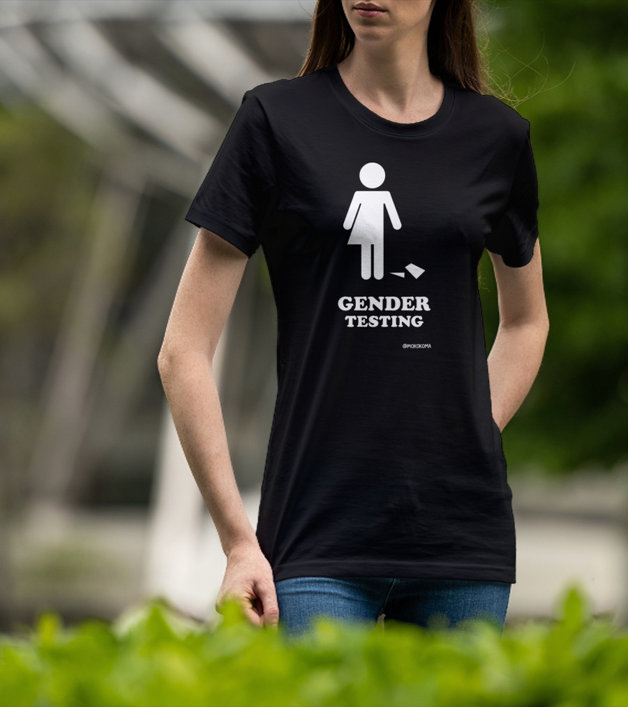Gender Testing White Mokokoma T-Shirt