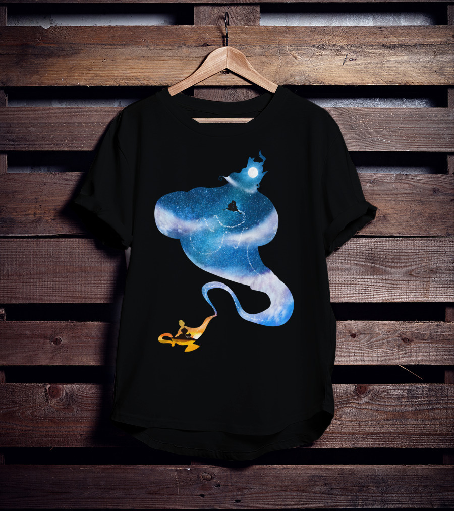Greater Than All The Magic Lamp Sky Journey T-Shirt