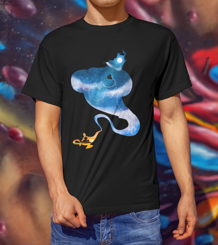Greater Than All The Magic Lamp Sky Journey T-Shirt