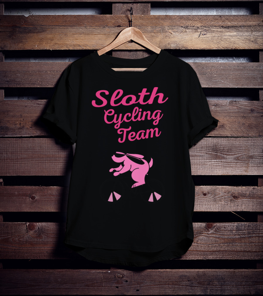 Sloth Cycling Team Hobbies Wheel Cycling Bike Mountains T-Shirt