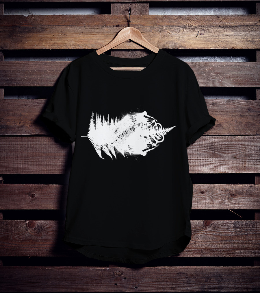 MTB Awesome Forest Trail Bike Adventure White T-Shirt