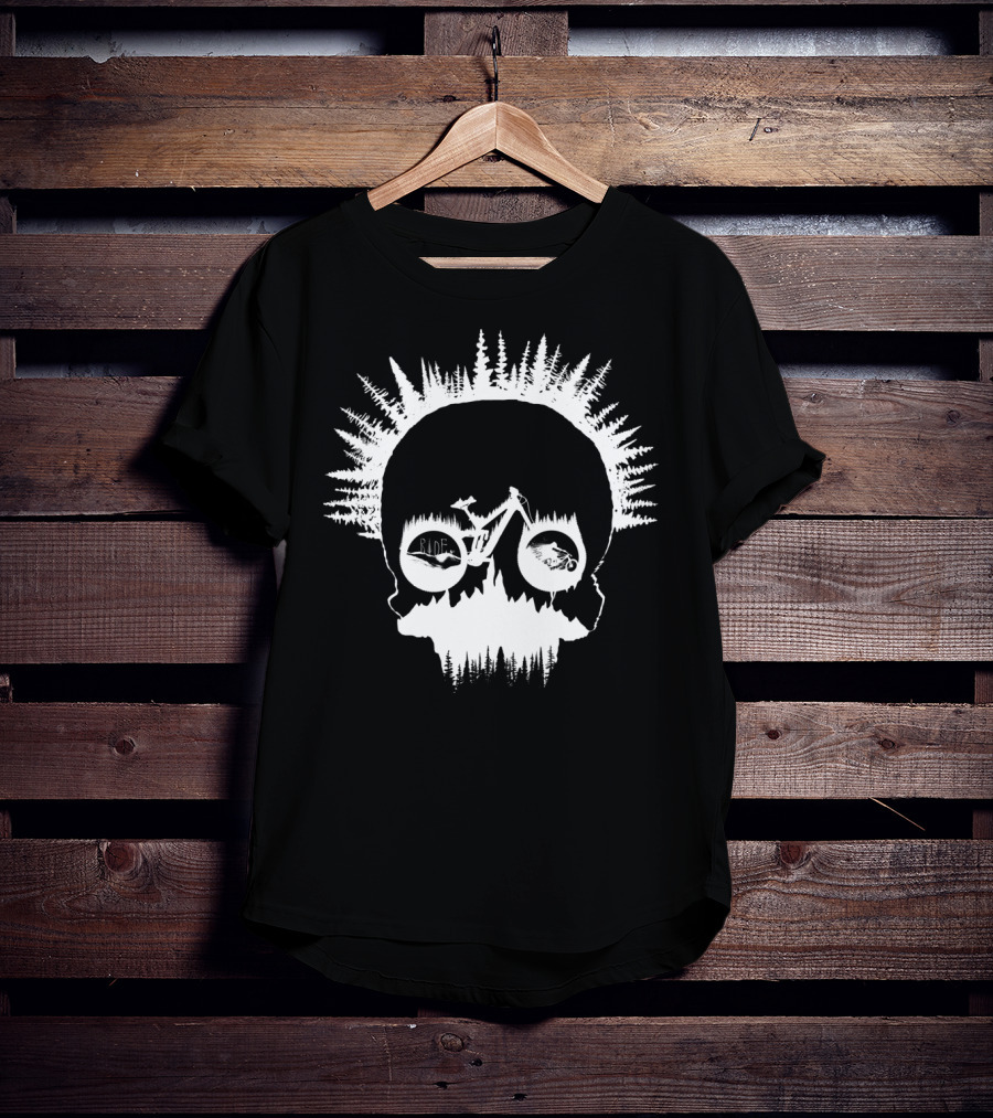 MTB Skull Ride Forest Bicycle Adventure T-Shirt