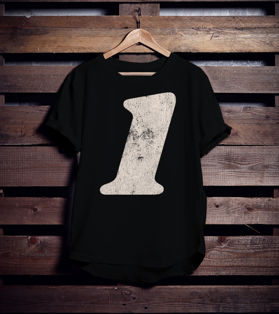 Number One Textured T-Shirt