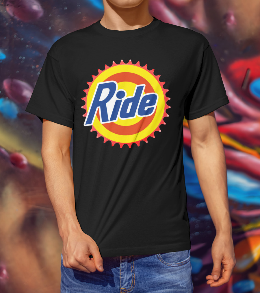 Ride Clean Cycling Gear Bottle Cap T-Shirt