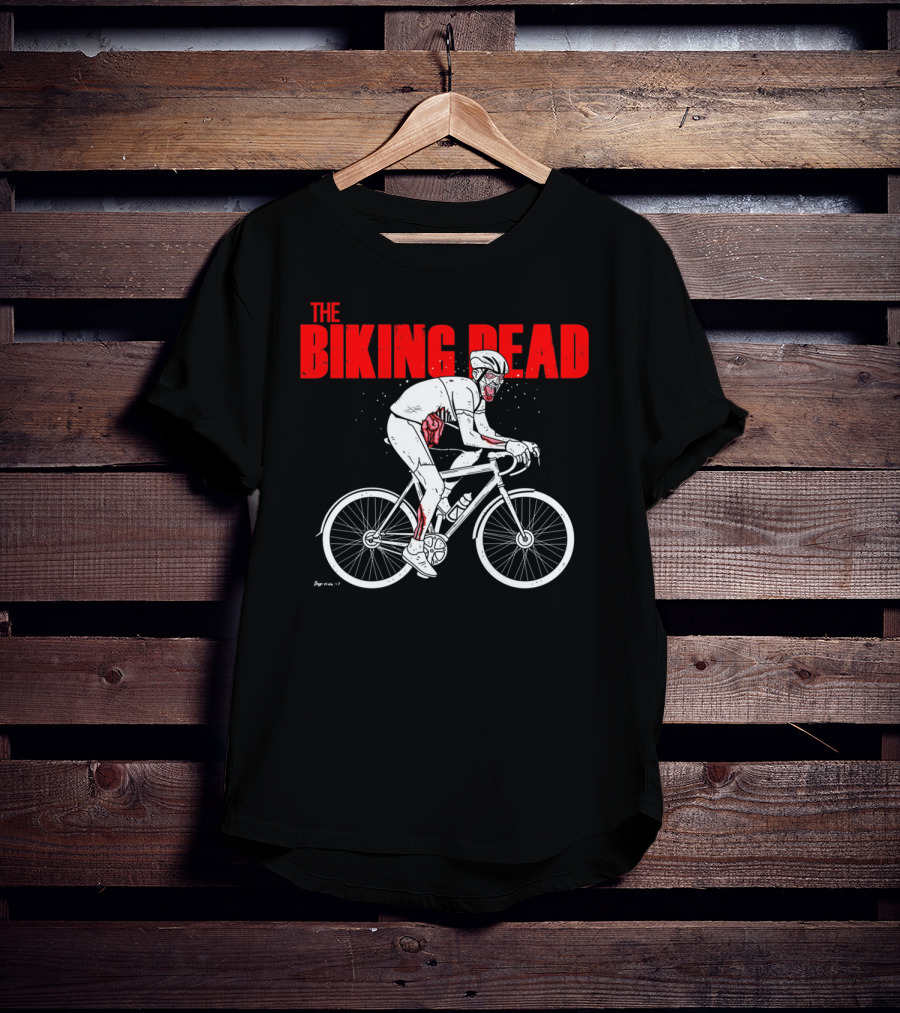The Biking Dead Zombie Cyclist T-Shirt