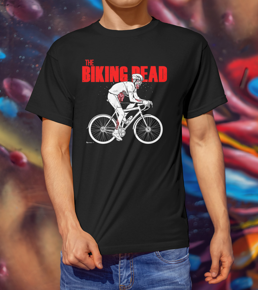 The Biking Dead Zombie Cyclist T-Shirt
