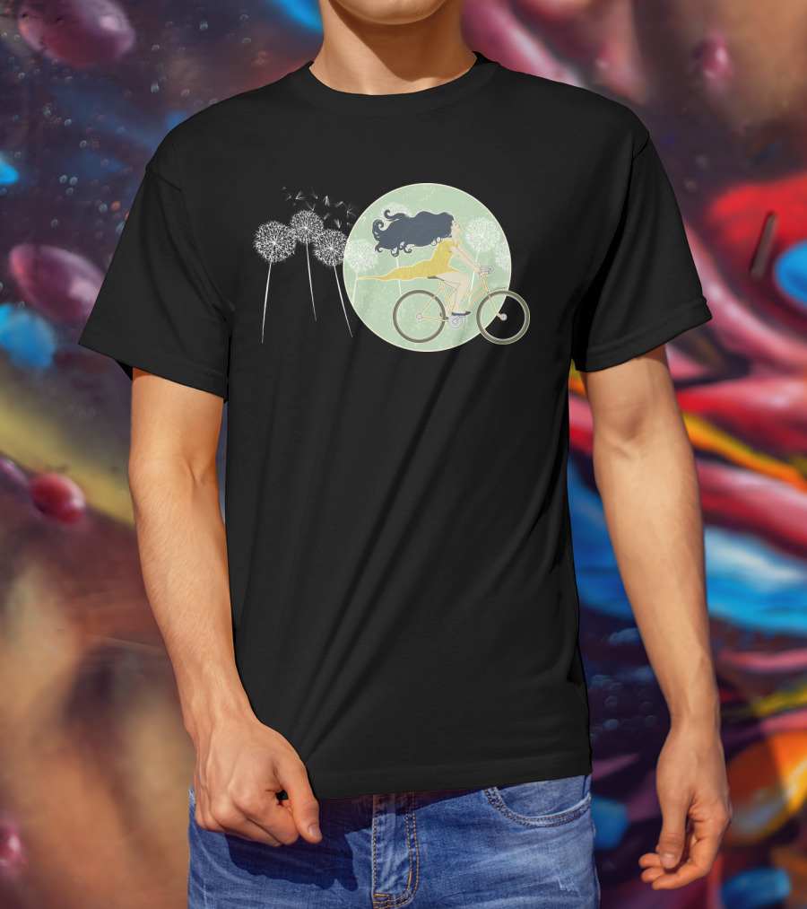 Ventura Highway Cycling Dandelion Dreamscape T-Shirt