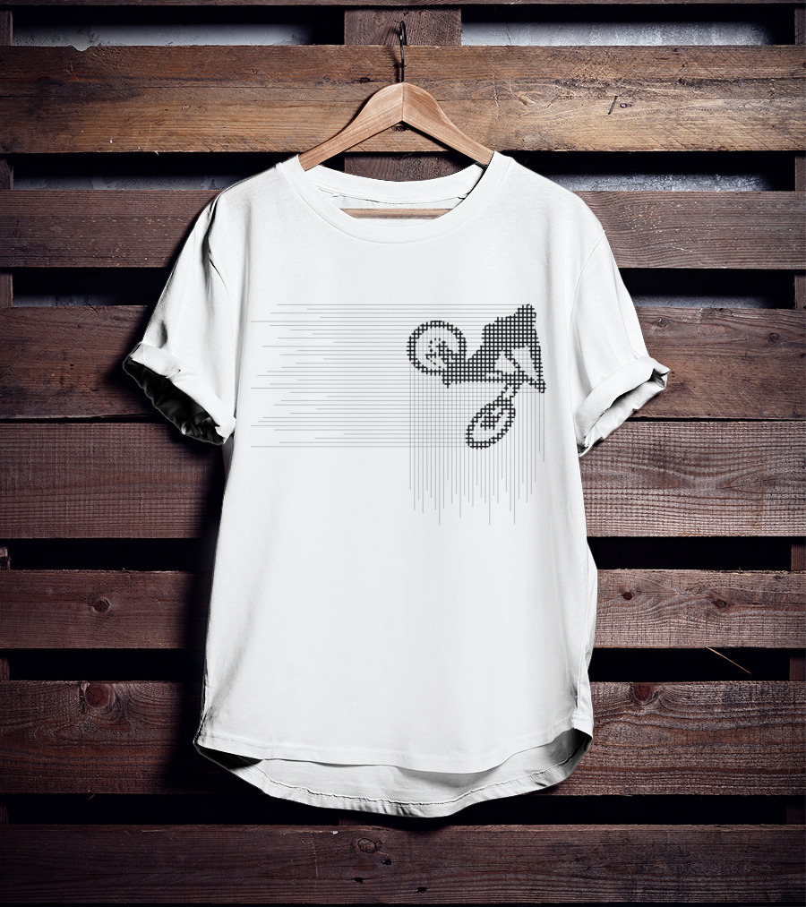 BMX Whip Contest Bike Stunt Pixel T-Shirt