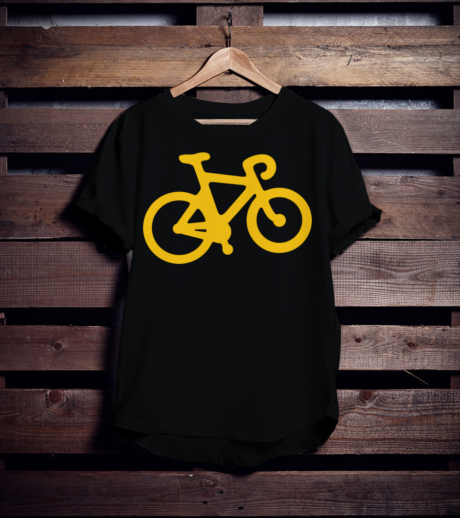 Yellow Road Bike T-Shirt