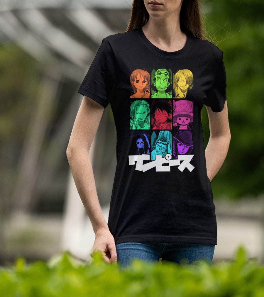 One Piece Crew Characters In Vibrant Colors T-Shirt