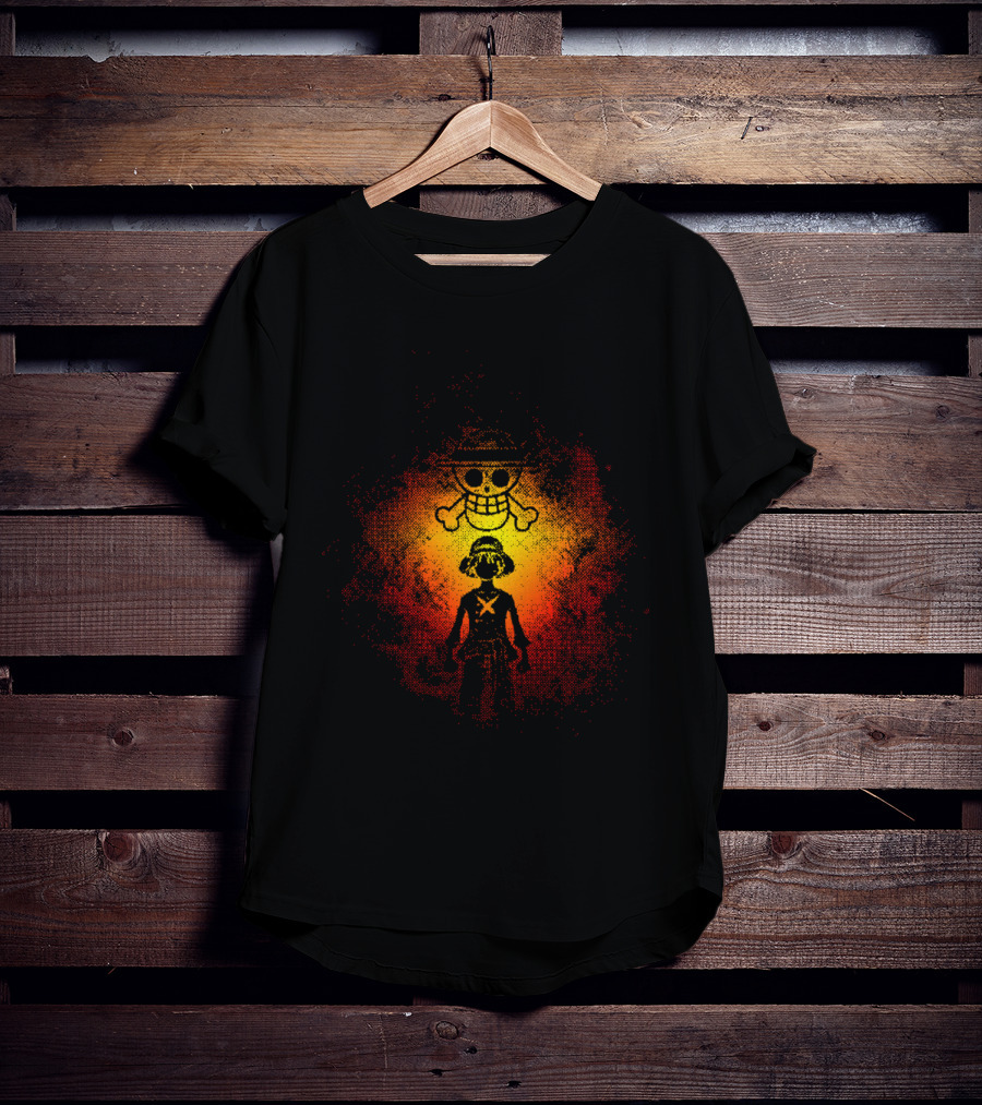 ONE PIECE Straw Hat Pirate Jolly Roger T-Shirt