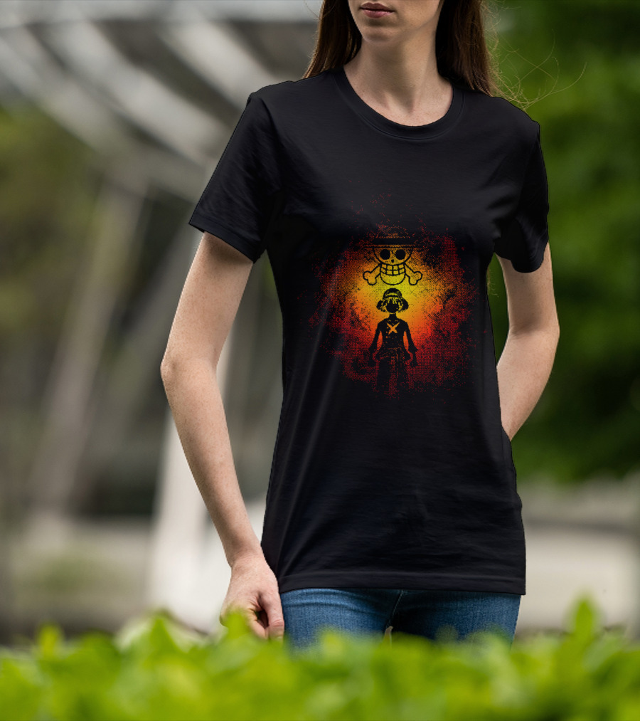 ONE PIECE Straw Hat Pirate Jolly Roger T-Shirt