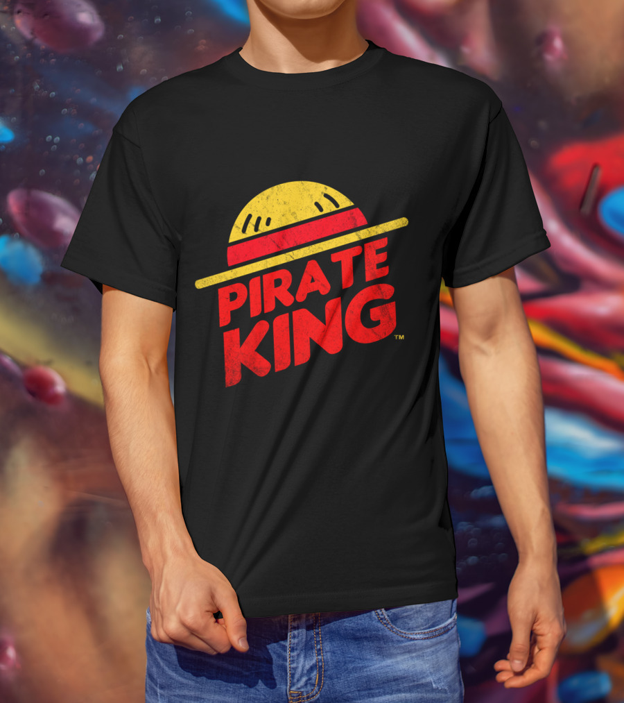 PIRATE KING Straw Hat Anime T-Shirt