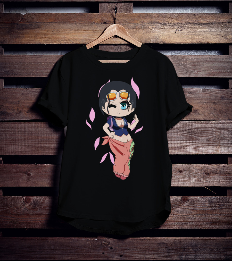 Demon Child Chibi Cute Character With Sunglasses And Pink Accents T-Shirt