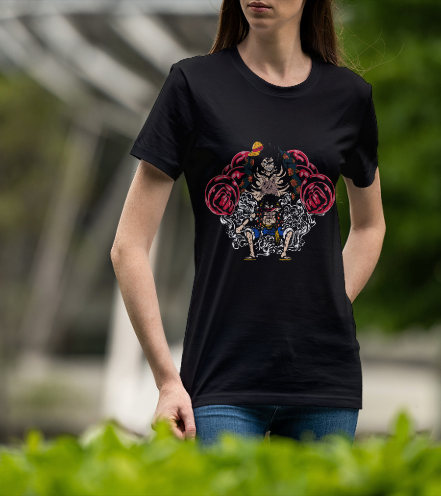 Luffy Gear Fourth Transformation One Piece Anime Manga Character T-Shirt