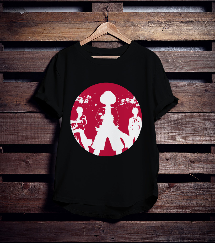 Samurai Champloo Japan Piece Cherry Blossoms Silhouette Scene T-Shirt