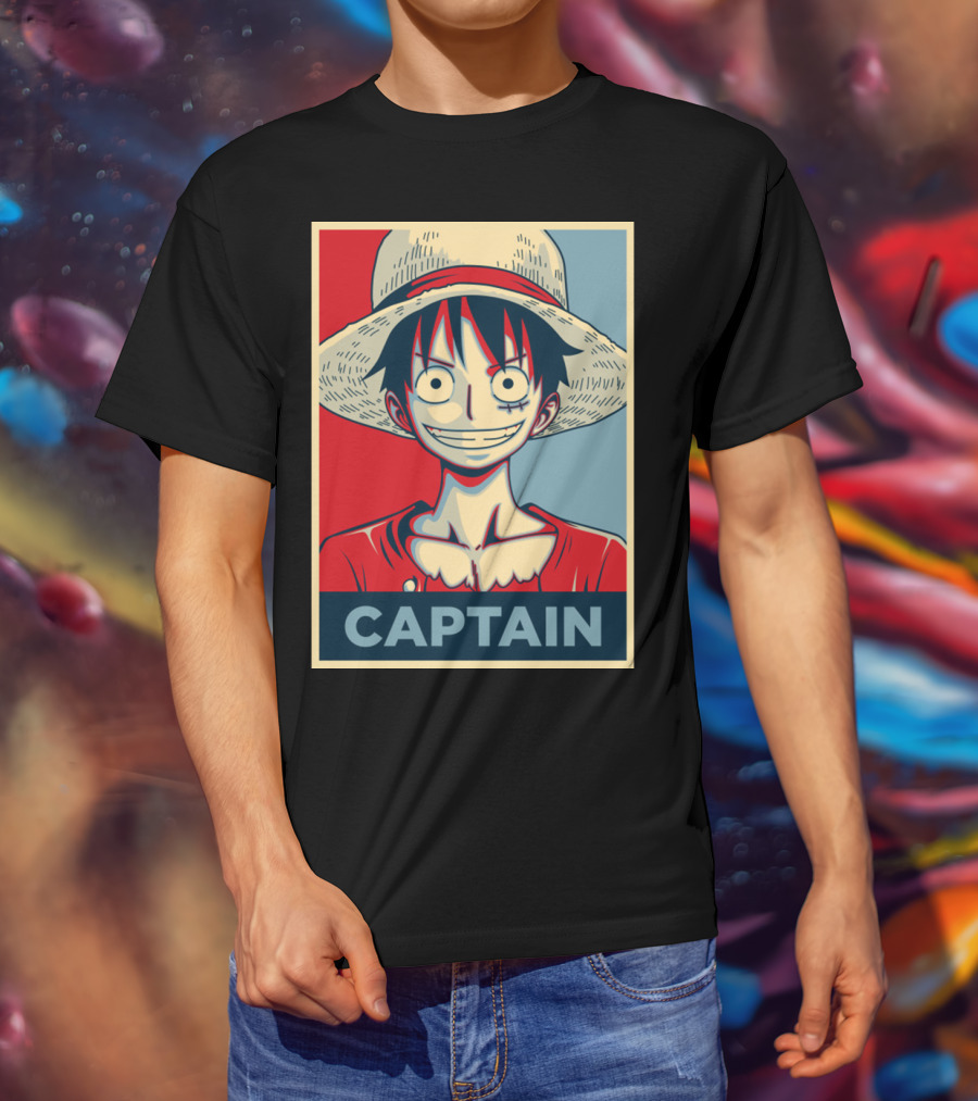Luffy Captain Straw Hat T-Shirt