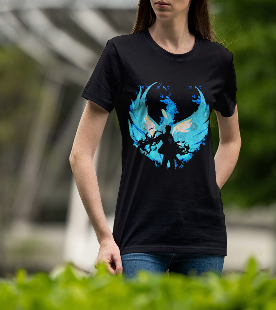 Marco The Phoenix Blue Flame Mastery Guardian Transformation T-Shirt