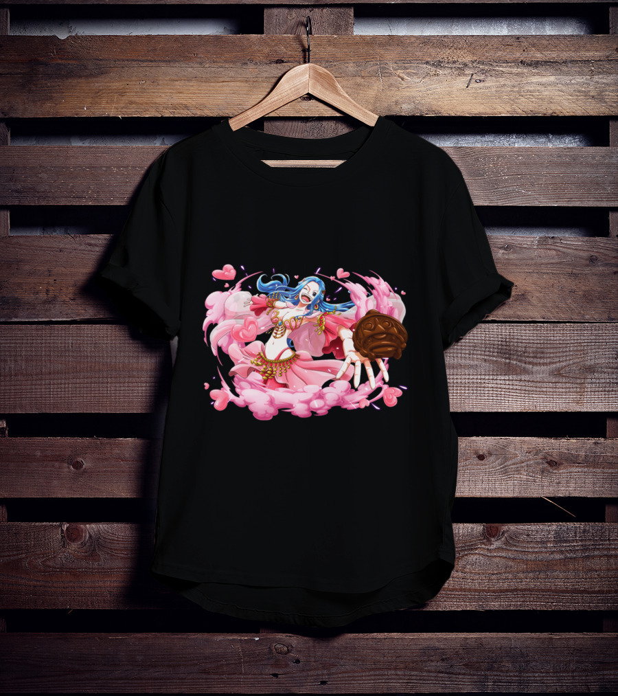 Nefeltary Vivi Princess Of Alabasta One Piece Nefertari Vivi Nami Hearts Cloud Dress T-Shirt