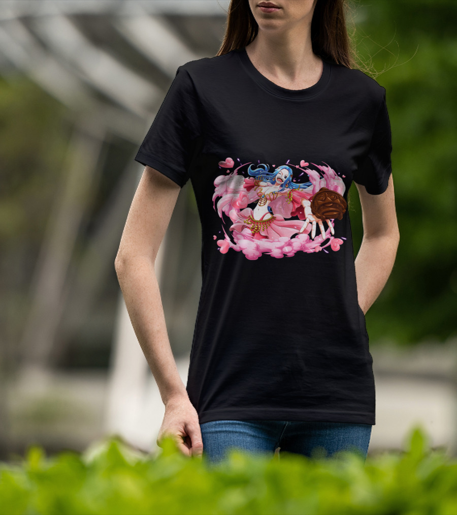 Nefeltary Vivi Princess Of Alabasta One Piece Nefertari Vivi Nami Hearts Cloud Dress T-Shirt