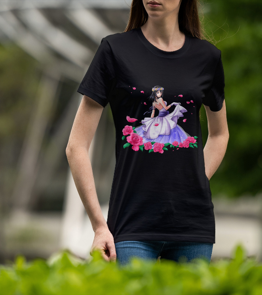 Nico Robin Floral Gown Scene One Piece T-Shirt