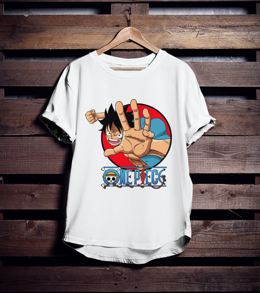 Luffy One Piece Manga Anime Adventure Iconic Skull T-Shirt