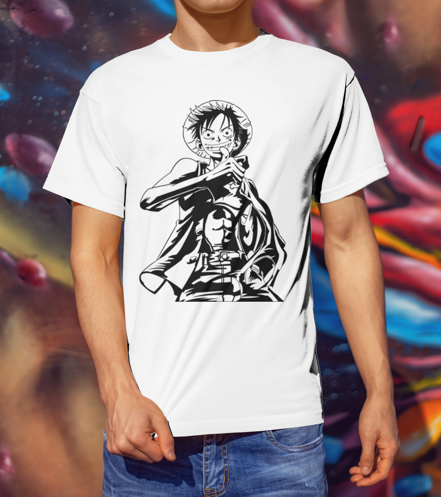 Monkey D. Luffy One Piece Anime Manga Pirate Adventures Fan T-Shirt