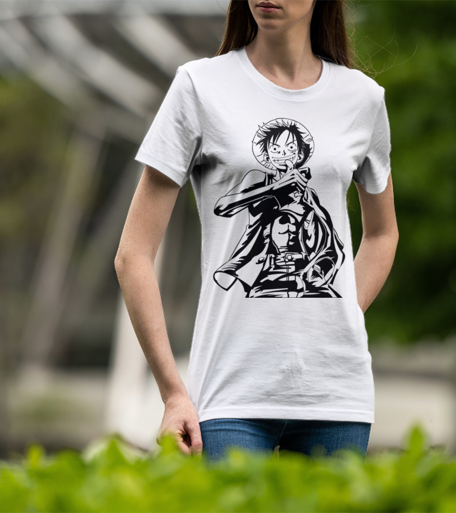 Monkey D. Luffy One Piece Anime Manga Pirate Adventures Fan T-Shirt