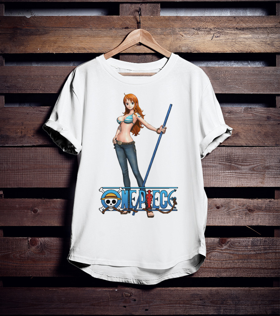One Piece Nami Iconic Character Artwork T-Shirt