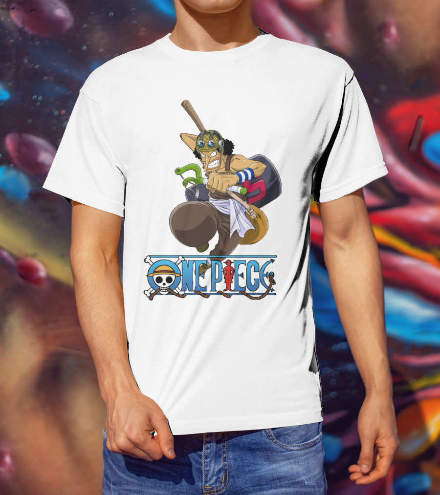 One Piece Usopp Straw Hat Pirate Character T-Shirt