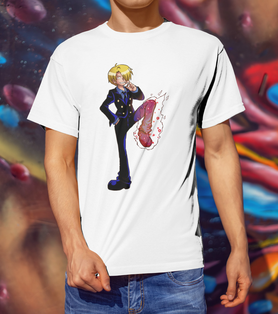 Sanji One Piece Fiery Kick Mode T-Shirt