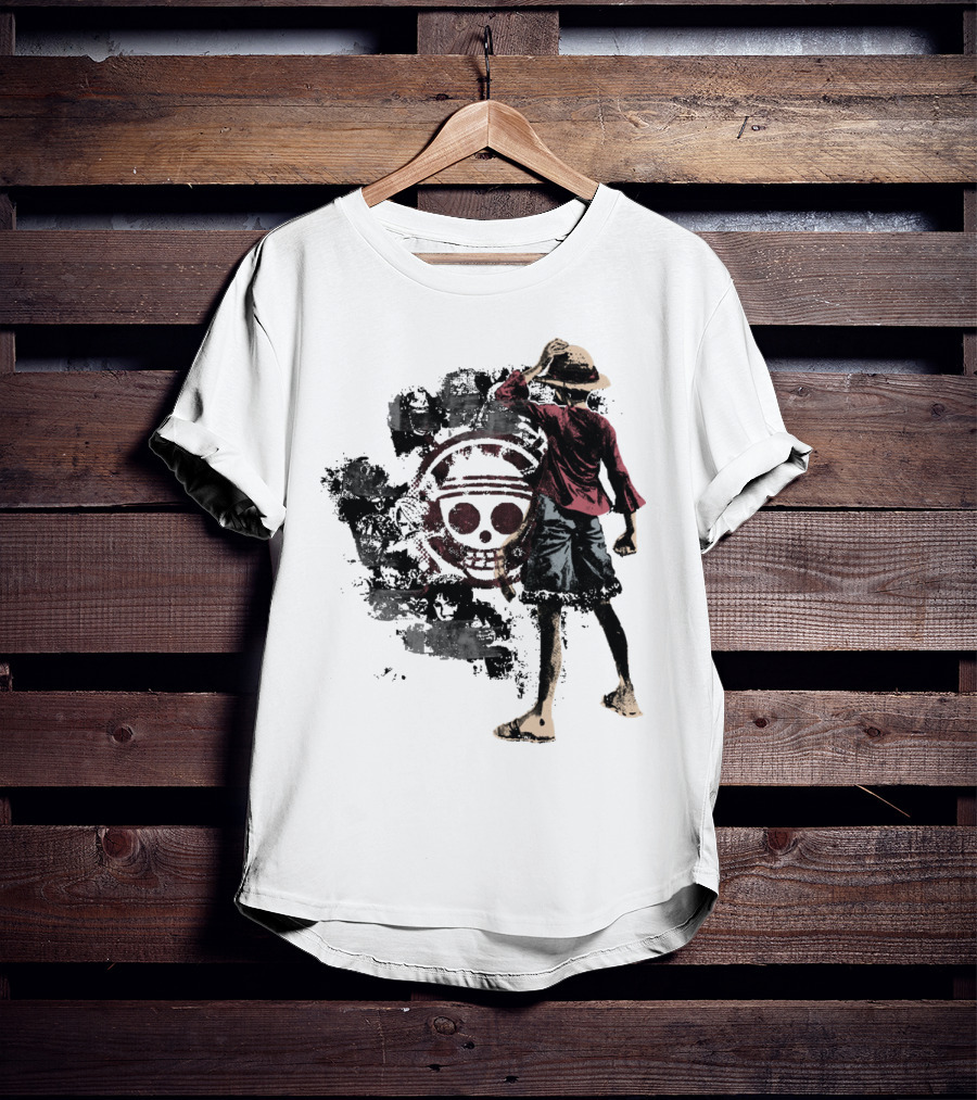 One Piece Straw Hat Pirate Skull Luffy T-Shirt