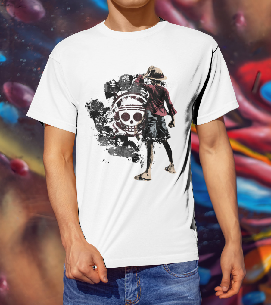 One Piece Straw Hat Pirate Skull Luffy T-Shirt