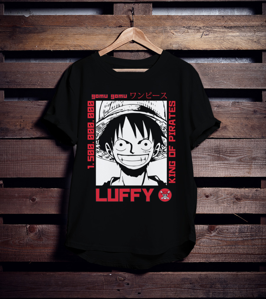Gomu Gomu One Piece Luffy King Of Pirates 1.500.000.000 T-Shirt