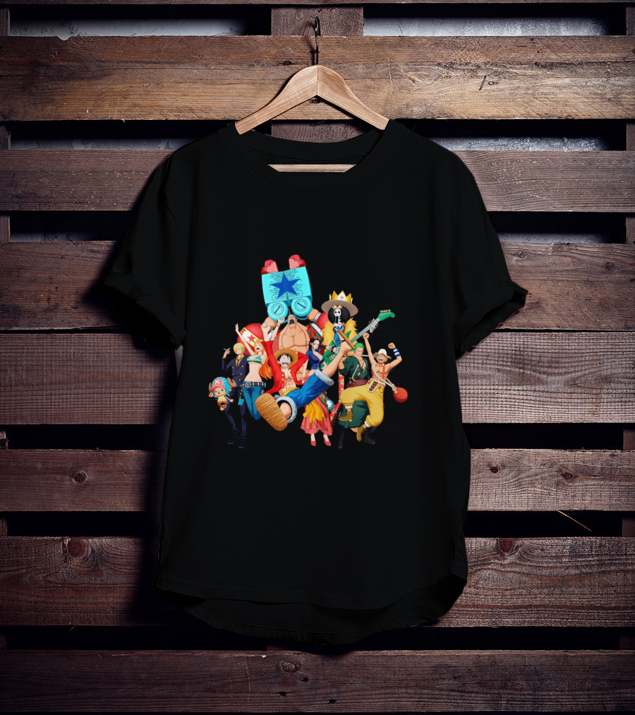 Straw Hat Crew From One Piece Adventure T-Shirt