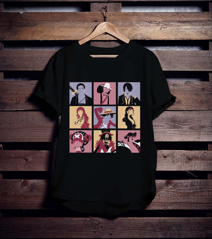 Pop Pirates One Piece Straw Hat Crew T-Shirt