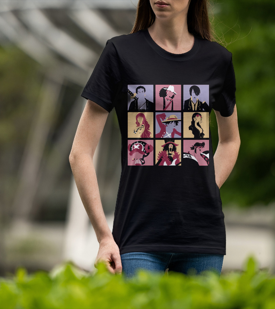 Pop Pirates One Piece Straw Hat Crew T-Shirt