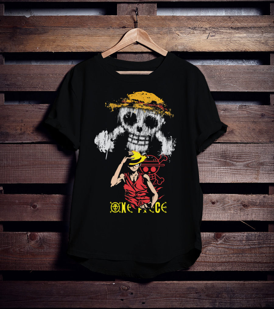 One Piece Straw Hat Luffy Jolly Roger T-Shirt