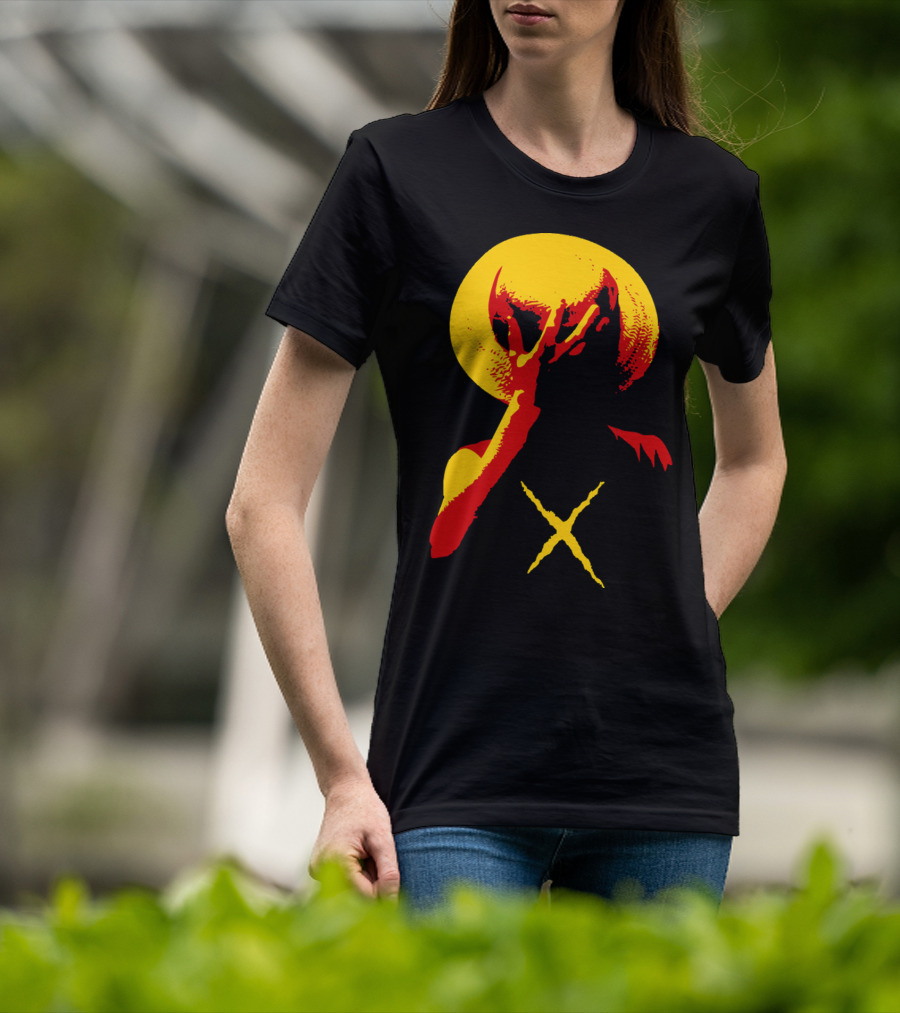 Monkey D. Luffy Portrait With Straw Hat And Crossed Arms T-Shirt