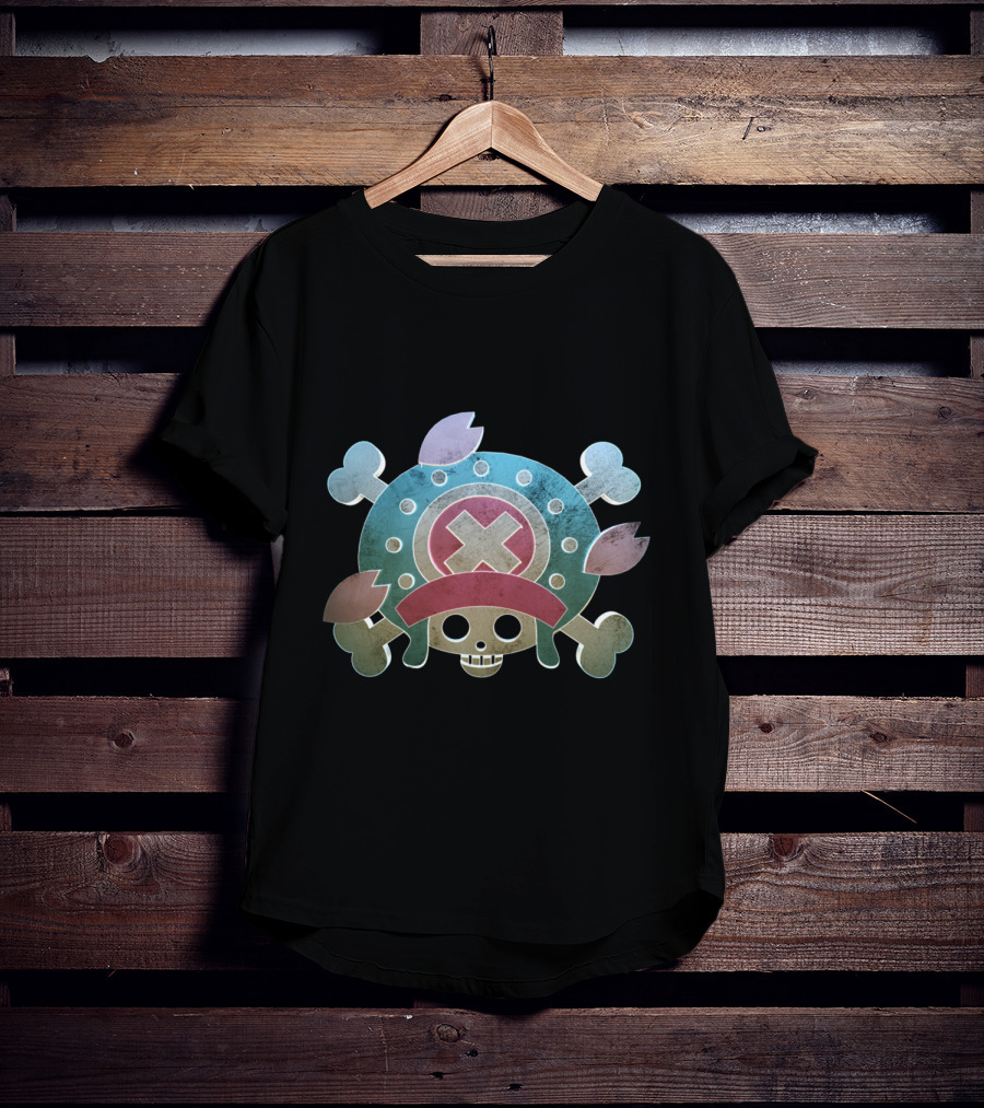 Tony Tony Chopper One Piece Pirate Skull T-Shirt