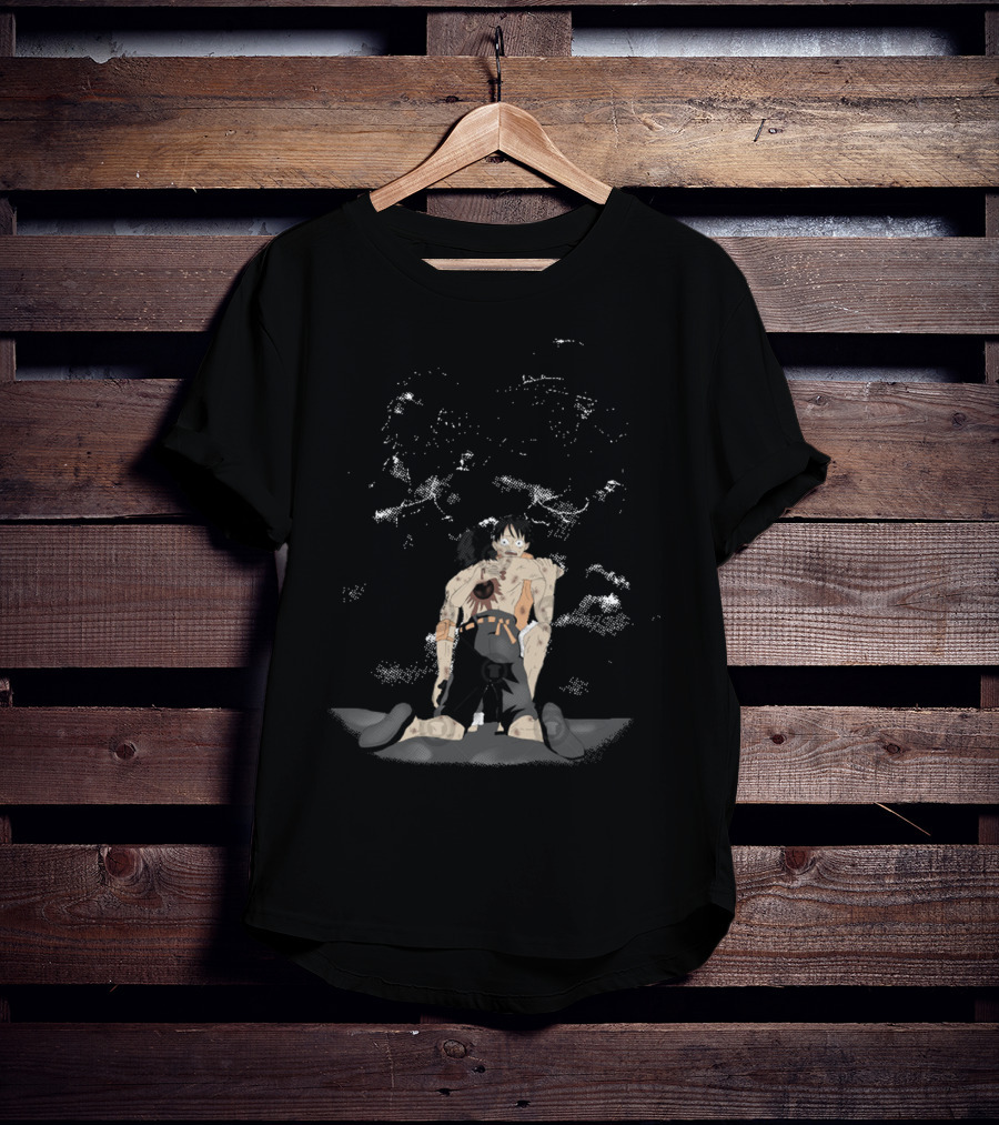 We Are Brothers One Piece Luffy And Ace Emotional Moment T-Shirt