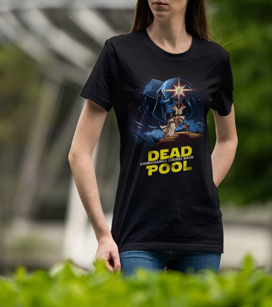 Deadpool Chimichanga Strikes Back Star Wars T-Shirt