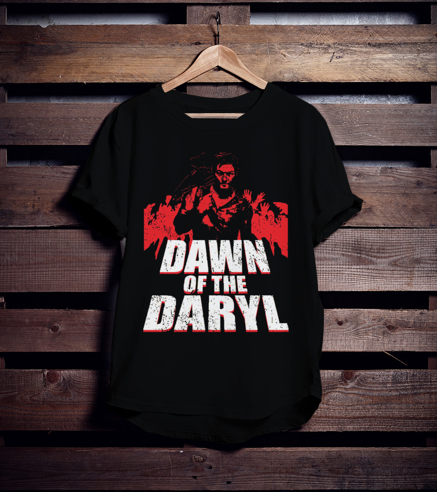 DAWN OF THE DARYL Zombie Apocalypse Survival Hero T-Shirt