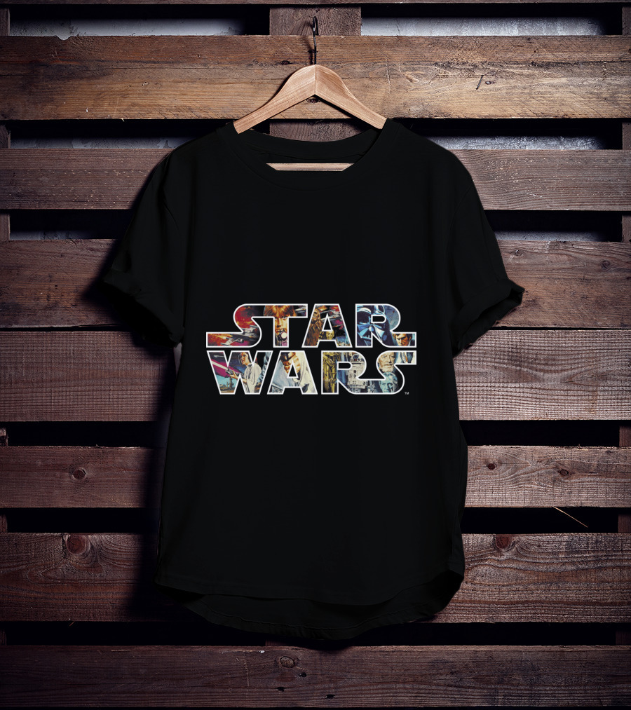 Star Wars Iconic Character Collage T-Shirt